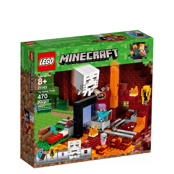 Конструктор LEGO Minecraft Портал в Подземелье (21143) ЕС