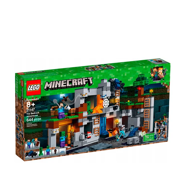 Конструктор LEGO Minecraft Приключения на скалах (21147) ЕС