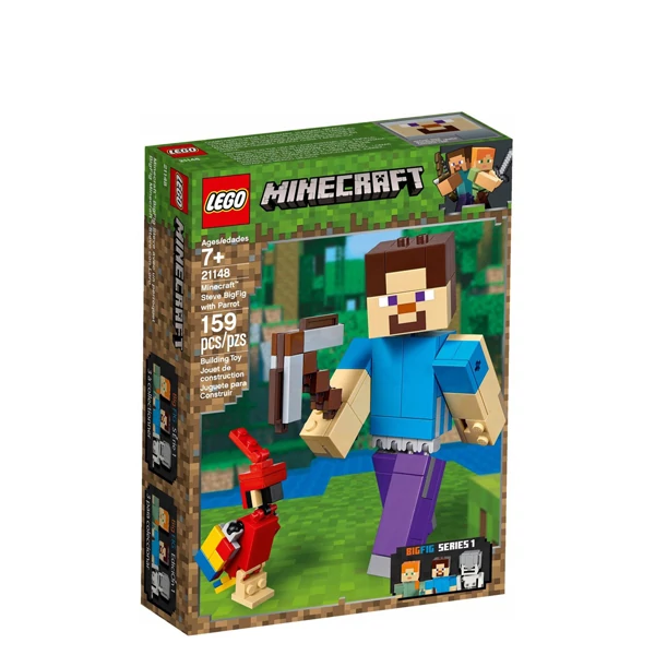 Конструктор LEGO Minecraft Стив с попугаем (21148) ЕС