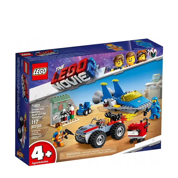 Конструктор LEGO Movie 2 Мастерская Эммета и Бенни Строим и чиним (70821) ЕС
