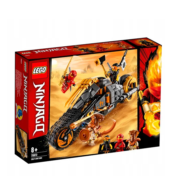 Конструктор LEGO Ninjago Раллийный мотоцикл Коула (70672) ЕС
