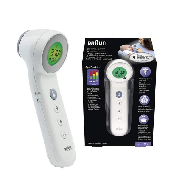 Термометр Braun BNT 400 Бесконтактный лобный ЕС