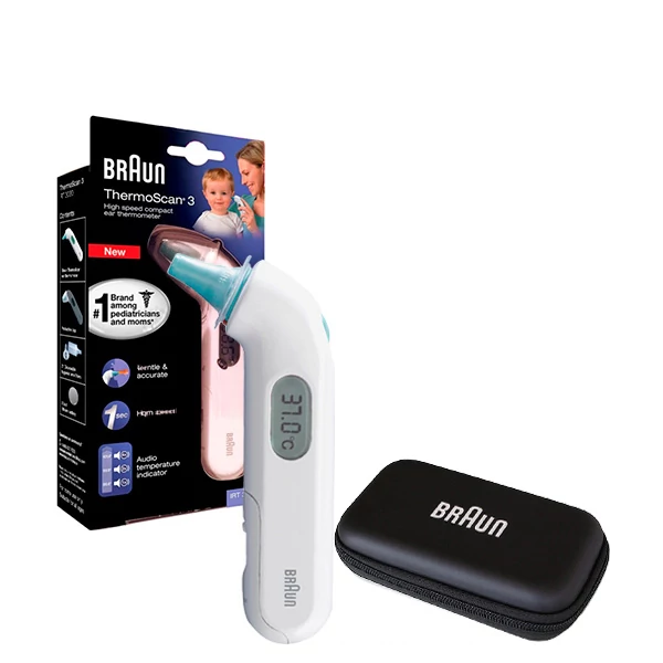 Термометр Braun THERMOSCAN 3 IRT 3030 Ушной с футляром ЕС