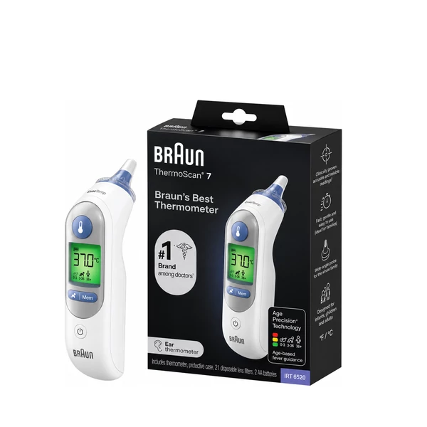 Термометр Braun THERMOSCAN 7 IRT 6520 Ушной ЕС
