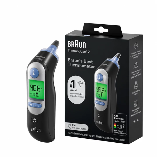 Термометр Braun THERMOSCAN 7 IRT6520BWE ушной ЕС