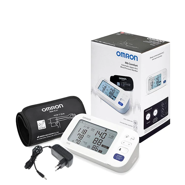 Тонометр Omron M6 Comfort (HEM-7360-E) автоматический + адаптер ЕС