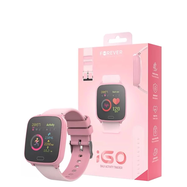 Смарт-часы Forever IGO JW-100 Pink Детские ЕС