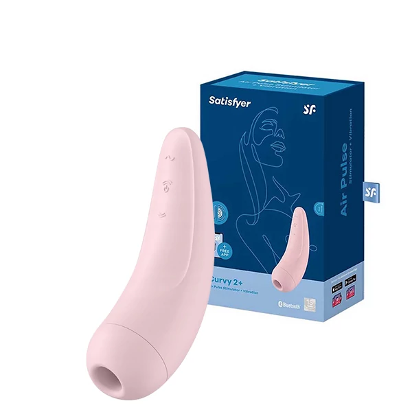 Вибратор вакуумный Satisfyer Curvy 2+ Pink (SO3782)