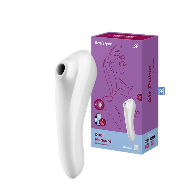 Вибратор вакуумный Satisfyer Dual Pleasure (T360132) 2 в 1 ЕС