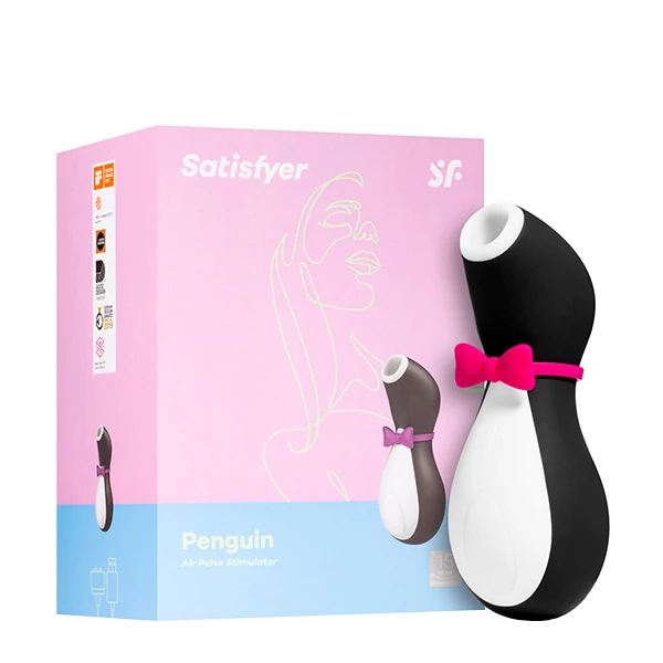Вакуумный стимулятор клитора Satisfyer Pro Penguin Next Generation в виде пингвина ЕС