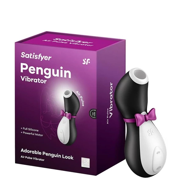 Вакуумный стимулятор клитора Satisfyer Pro Penguin Next Generation в виде пингвина