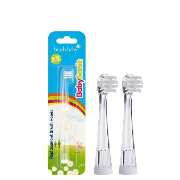 Насадки детские Brush-baby NEW 0-18 months (2 шт.) ЕС