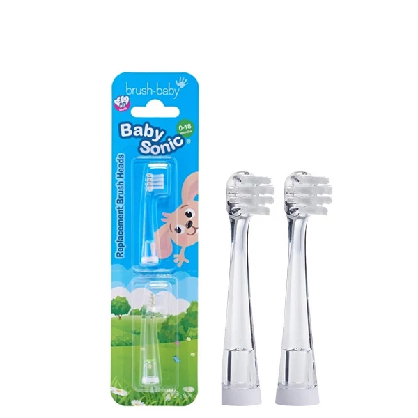 Насадки детские Brush-baby NEW 0-18 months (2 шт.) ЕС