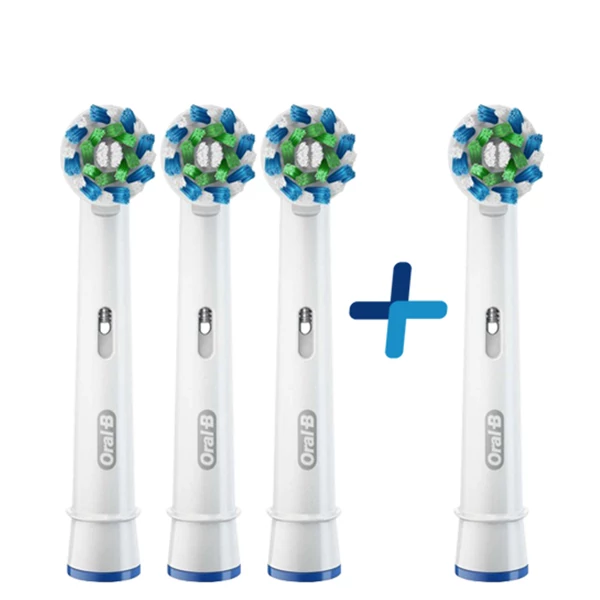 Антибактериальные насадки Oral-B EB50AB Cross Action (3 шт+1 шт) ЕС