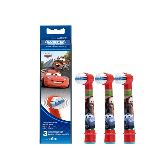 Насадки Oral-B Stages Power EB10 «Тачки» детские (3 шт.)