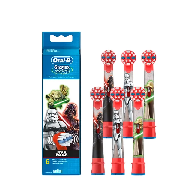 Насадки Oral-B EB10 «Star Wars» для зубной щетки (6 шт.)