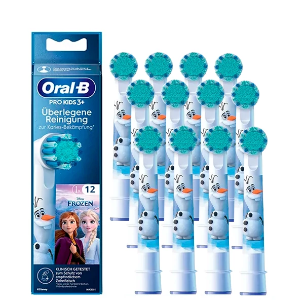 Насадки Oral-B EB10S Pro Kids Frozen "Холодное сердце" на зубную щетку (12 шт.)
