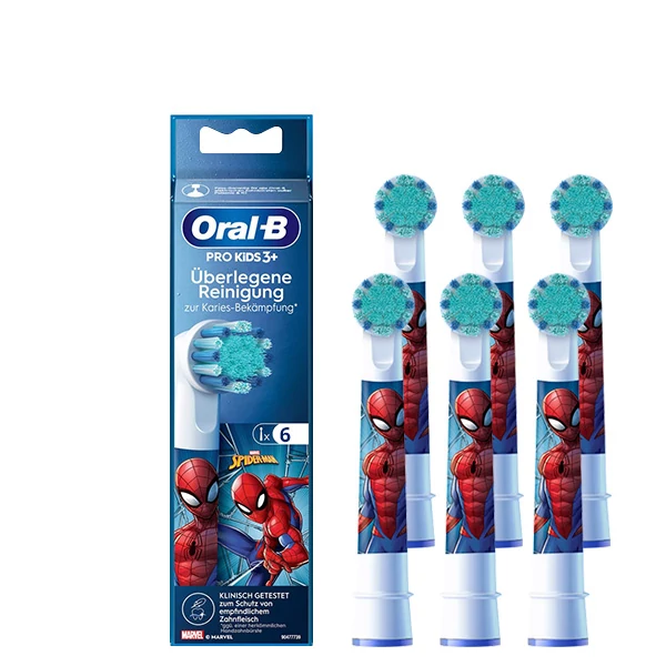 Насадки Oral-B EB10S Pro Spider-Man на зубную щетку (6 шт.)
