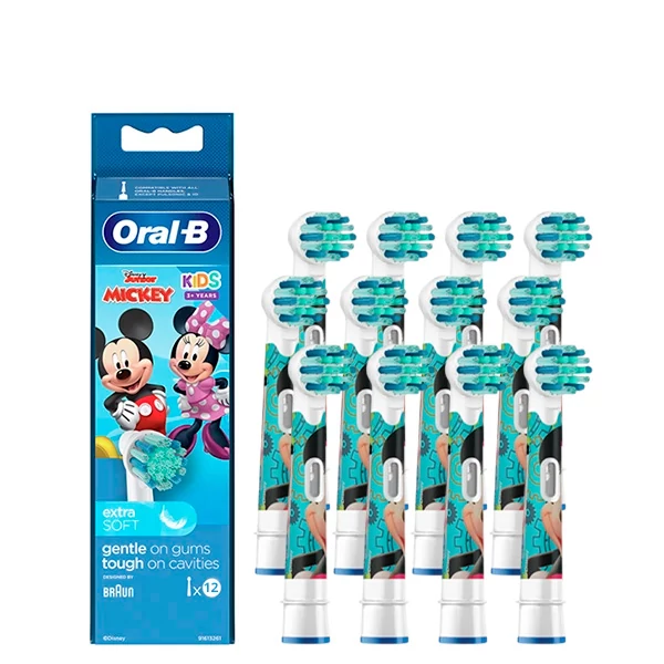 Насадки Oral-B EB10S Extra Soft Mickey (12 шт.) детские ЕС