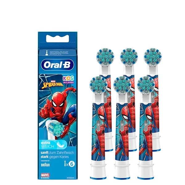 Насадки Oral-B EB10S Extra Soft Spider-Man (6 шт.) детские ЕС