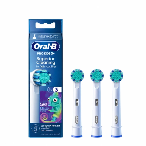 Насадки Oral-B EB10S Pro Kids Chameleon 3+ на зубную щетку (3 шт.) ЕС