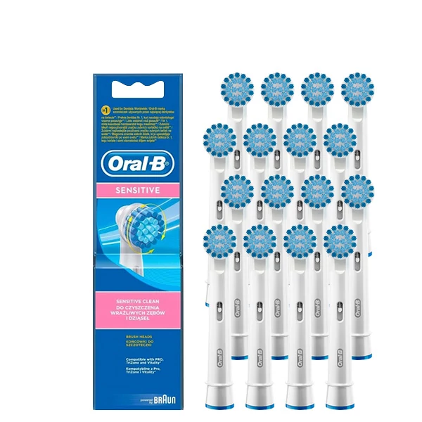 Насадка Oral-B EB17s Sensitive Soft (16 шт) на зубную щетку ЕС