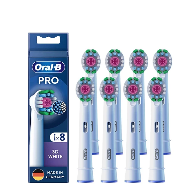Насадки Oral-B EB18pRX Pro 3D White Luxe на зубную щетку (8 шт.)
