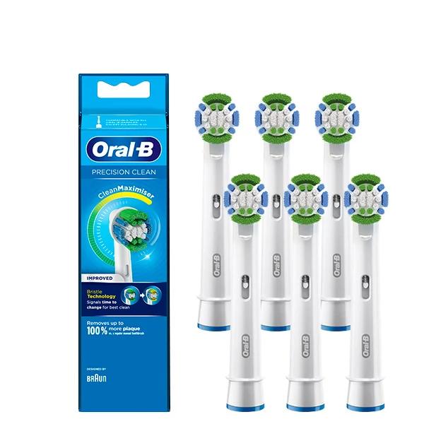 Насадки Oral-B EB20RB Precision Clean CleanMaximiser (6 шт.) на зубную щетку