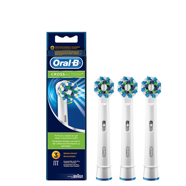 Насадки Oral-B EB50 Cross Action (3 шт) на зубную щетку