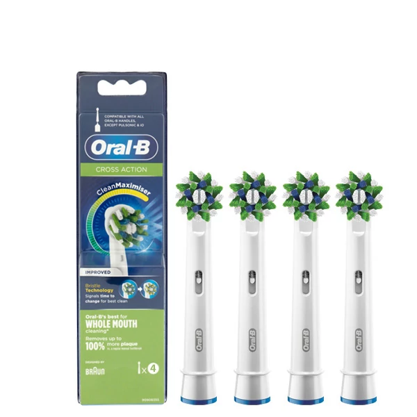 Насадки Oral-B EB50RB Cross Action CleanMaximiser (4 шт.) на зубную щетку