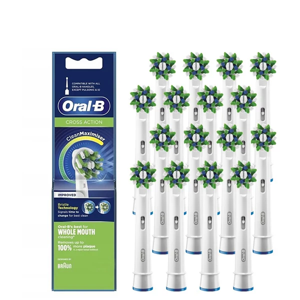 Насадки Oral-B EB50RB Cross Action CleanMaximiser (16 шт.) на зубную щетку