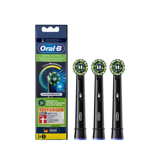 Насадка Oral-B EB50BRB Cross Action CleanMaximiser Black (3 шт) ЕС
