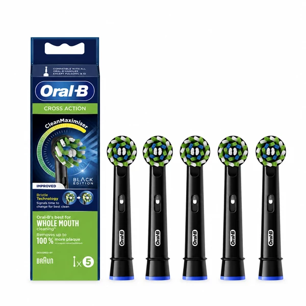 Насадка Oral-B EB50BRB Cross Action CleanMaximiser Black (5 шт.) ЕС