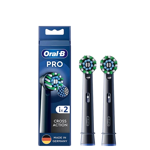 Насадка Oral-B EB50BRX Pro Cross Action Black на зубную щетку (2 шт.)