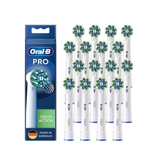 Насадки Oral-B EB50RX Pro Cross Action White на зубную щетку (16 шт.)