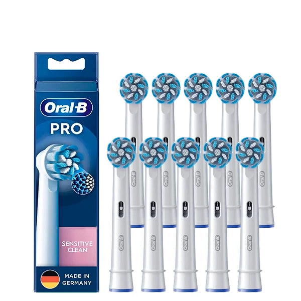 Насадки Oral-B EB60X Pro Sensitive Clean на зубную щетку (10 шт.)