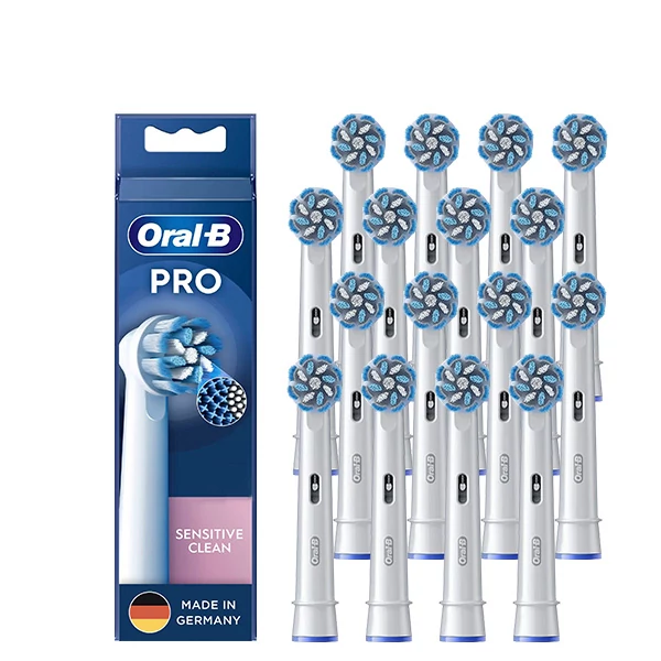 Насадки Oral-B EB60X Pro Sensitive Clean на зубную щетку (16 шт.)