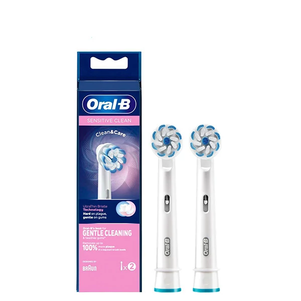 Насадки Oral-B EB60 Sensitive Clean (2 шт) на зубную щетку ЕС