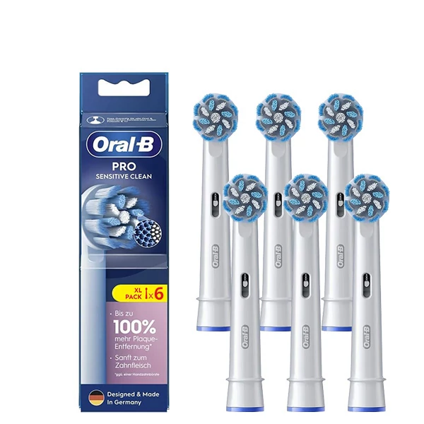Насадки Oral-B EB60X Pro Sensitive Clean на зубную щетку (6 шт.)