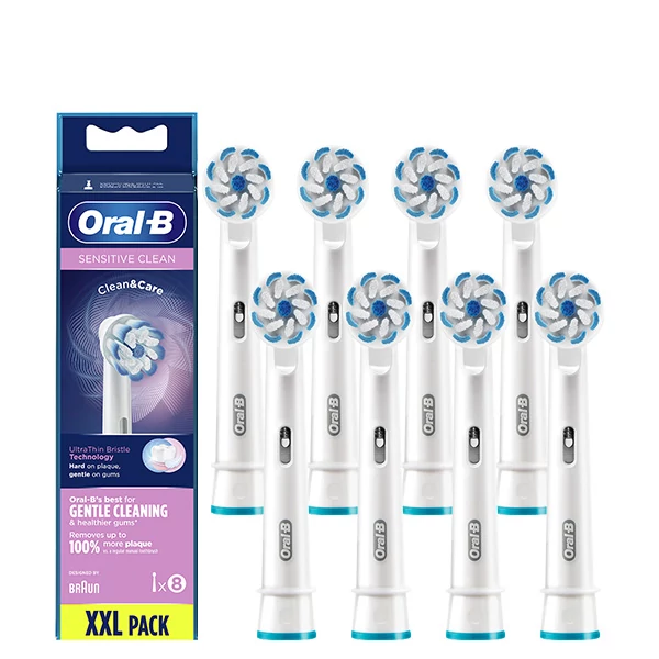 Насадки Oral-B EB60 Sensitive Clean (8 шт) на зубную щетку ЕС