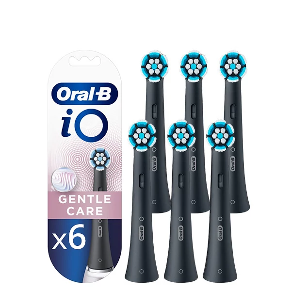 Насадки Oral-B iO RB SB Gentle Care Black (6 шт.) ЕС