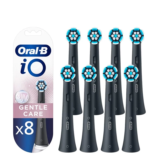 Насадки Oral-B iO RB SB Gentle Care Black (8 шт.) ЕС