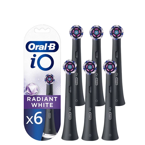 Насадки Oral-B iO RB WB Radiant White Black (6 шт.) ЕС