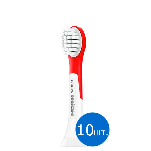 Насадки Philips Sonicare Kids Mini HX6032 Red детские 10 шт.