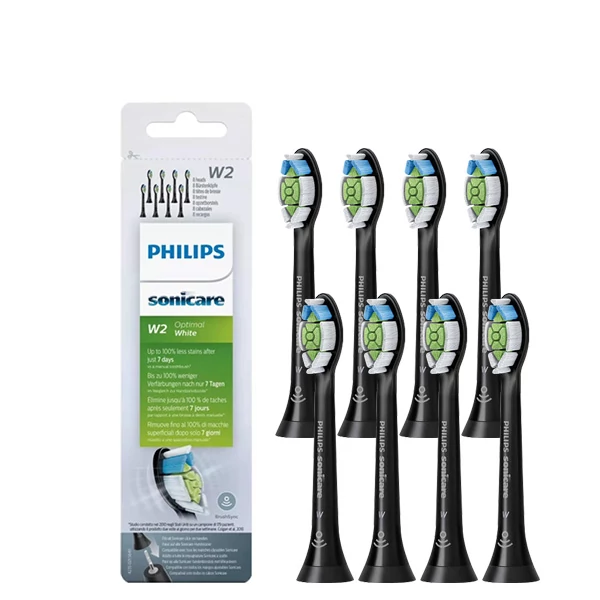 Насадки Philips Sonicare W Optimal White HX6068/13 Black 8 шт.