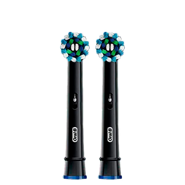 Насадка Oral-B EB50BK Cross Action Black (2 шт) на зубную щетку ЕС