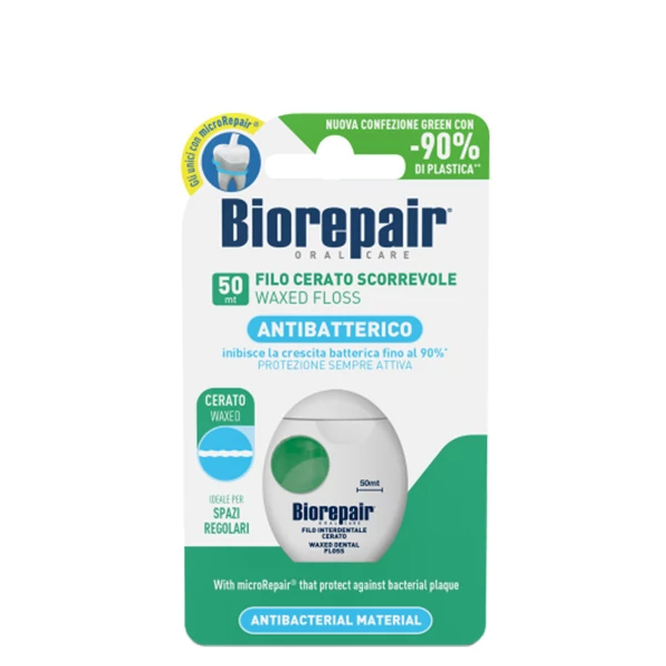 Зубная нить-флос BIOREPAIR &quot;Ежедневная защита&quot; с гидроксиапатитом 50 м