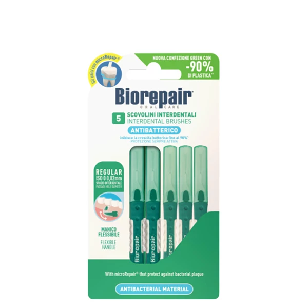 Зубные щетки BIOREPAIR Interdental с гидроксиапатитом среднего диаметра 0,82 мм 5 шт.