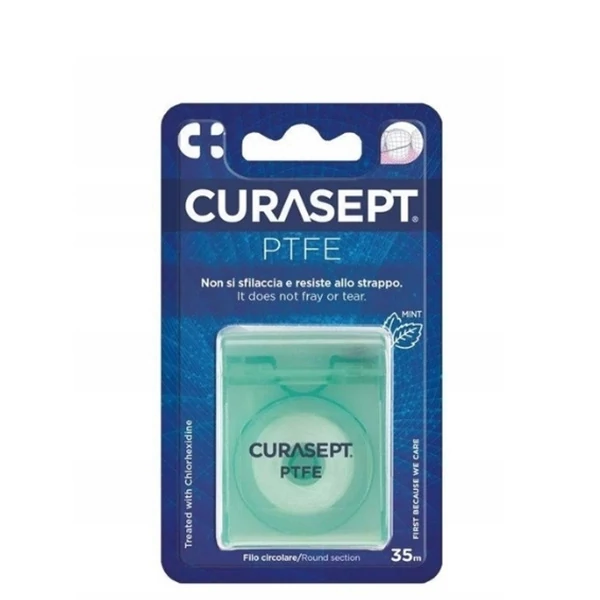 Зубная нить Curasept PTFE плоская с тефлоновым покрытием (35 м.) ЕС