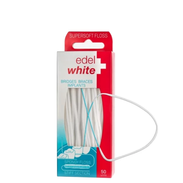 Зубная нить Edel+White Суперфлосс (50 шт.)